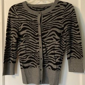 Express Animal Print Cardigan
